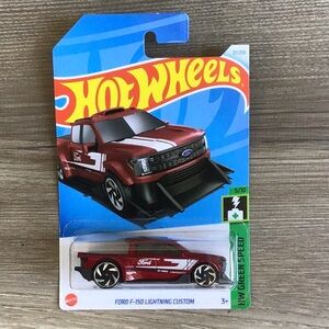 Hot Wheels Ford F150 Lightning Custom Truck Electric Vehicle Hotwheels EV 2024